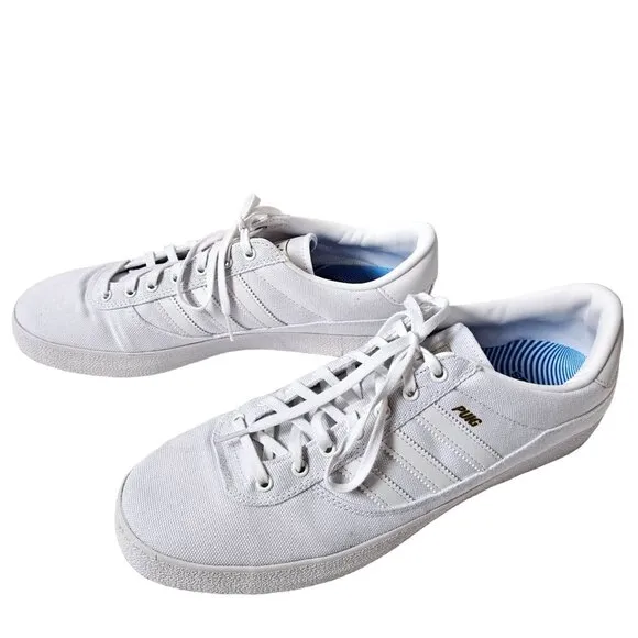 Adidas Originals Puig Indoor White Skateboarding Sneakers Shoes Mens 13  GY6934
