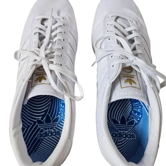 Adidas Originals Puig Indoor White Skateboarding Sneakers Shoes Mens 13  GY6934