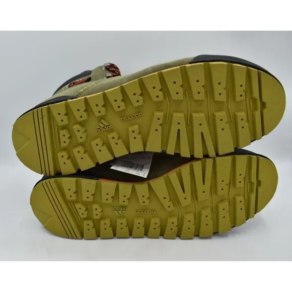 Adidas Outdoor Men Size 8 Terrex Snowpitch COLD.RDY Insulated Green Hiking Boots