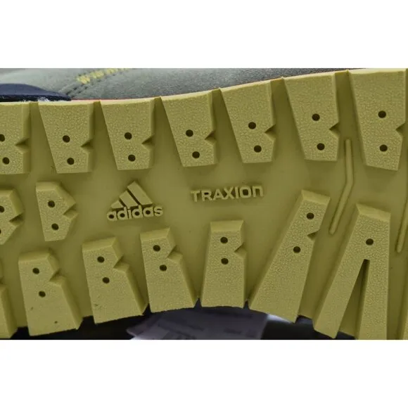 Adidas Outdoor Men Size 8 Terrex Snowpitch COLD.RDY Insulated Green Hiking Boots