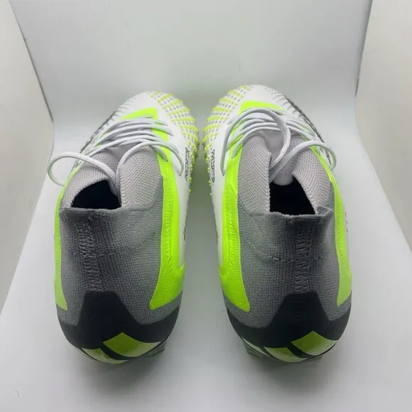 Adidas Predator Accuracy.1 FG Low Soccer Cleats Shoes White GZ0032 Mens Size 7.5