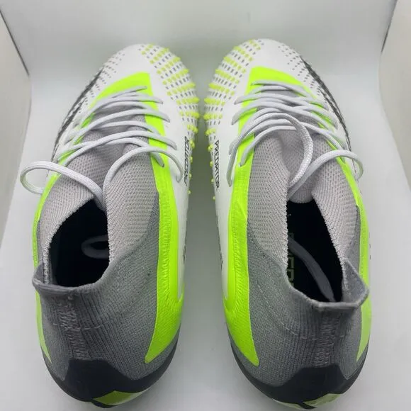 Adidas Predator Accuracy.1 FG Low Soccer Cleats Shoes White GZ0032 Mens Size 7.5