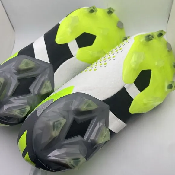 Adidas Predator Accuracy.1 FG Low Soccer Cleats Shoes White GZ0032 Mens Size 7.5