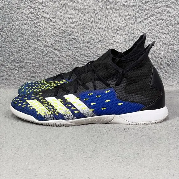 Adidas Predator Freak.3 Mens Size 10.5 Indoor Soccer Shoes Royal Blue Black