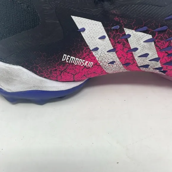 Adidas Predator Indoor Laceless Soccer Shoes TF Demonskin Shock Pink Size 6.5