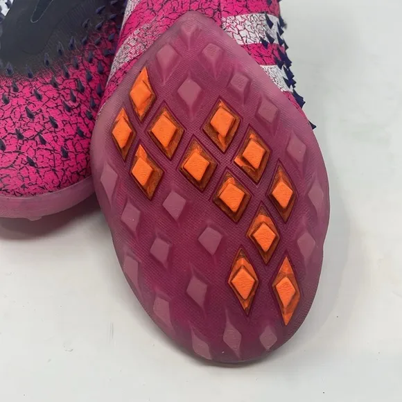 Adidas Predator Indoor Laceless Soccer Shoes TF Demonskin Shock Pink Size 6.5