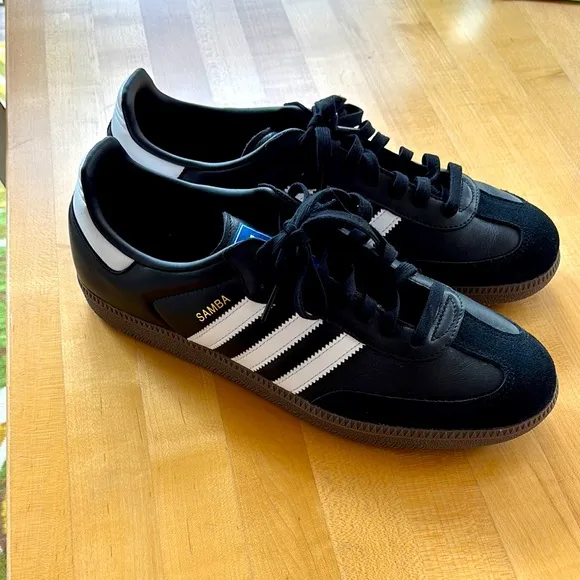 Adidas Samba Black Men's Shoes 11.5
