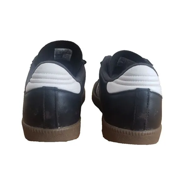 Adidas Samba Indoor Youth Soccer Shoes- Black Youth Size 3.5