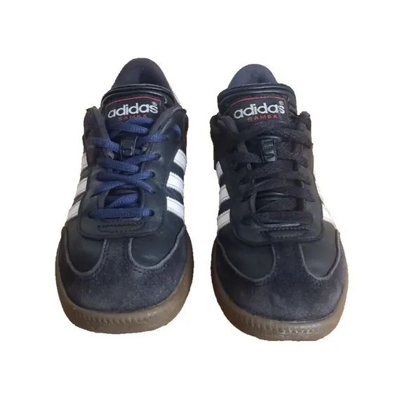 Adidas Samba Indoor Youth Soccer Shoes- Black Youth Size 3.5