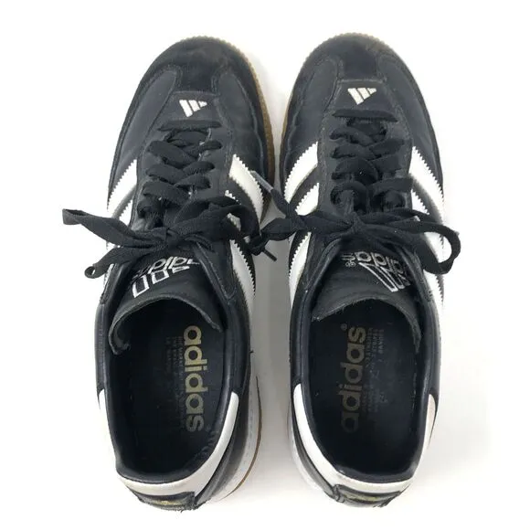 Adidas Samba Millennium Sneakers Men Size 8.5 Black White Gum Sole MN Shoes