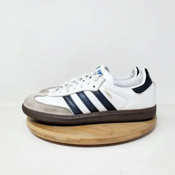 Adidas Samba OG Shoes Mens 4 White Black Soccer Low Turf Indoor Sneaker