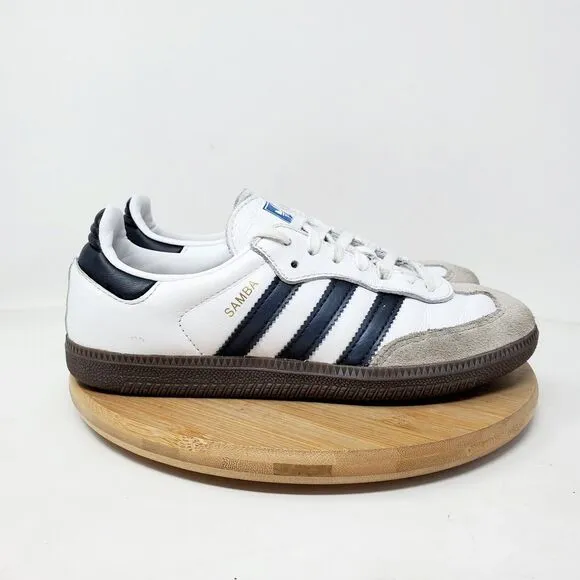 Adidas Samba OG Shoes Mens 4 White Black Soccer Low Turf Indoor Sneaker