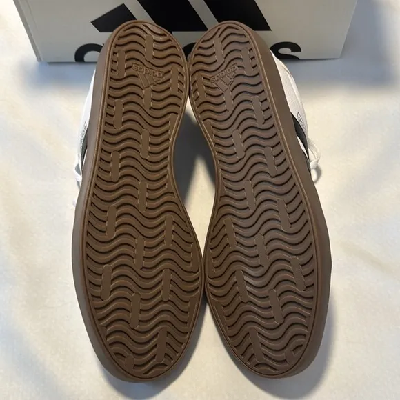 Adidas Skateboard Shoes Mens 13 White VL Court