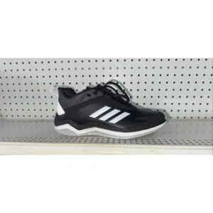 Adidas Speed Trainer 4 SL Mens Indoor Baseball Turf Shoes Size 8 Black White