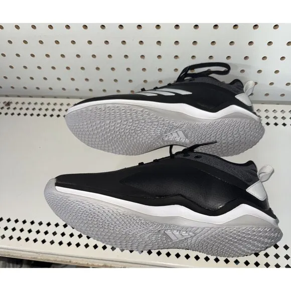 Adidas Speed Trainer 4 SL Mens Indoor Baseball Turf Shoes Size 8 Black White