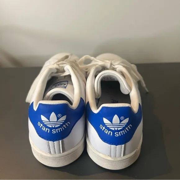 Adidas STAN SMITH SHOES white and blue mens size 5.5