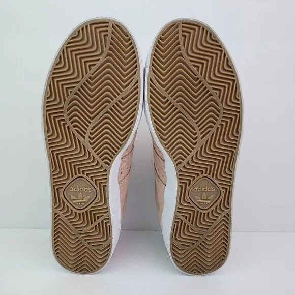 Adidas Superstar Vulc ADV Mens Sz 6.5 Womens Sz 7.5 Pale Pink Suede Skate Shoes