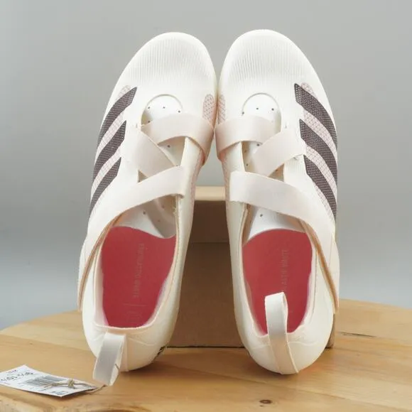 Adidas The Indoor Cycling Mens Size 11 Shoes Off White Shadow Maroon 3-Bolt