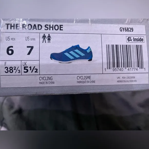 Adidas. The road cycling shoes NWT! NIB size 6 men 7 wmns
