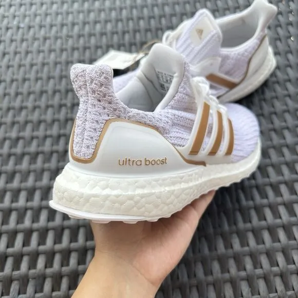 Adidas UltraBoost 4.0 DNA White Copper Metallic Women's Shoes GY8598 Size 6.5