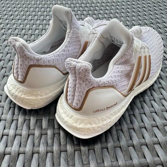 Adidas UltraBoost 4.0 DNA White Copper Metallic Women's Shoes GY8598 Size 6.5