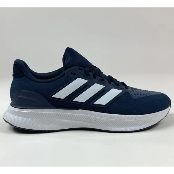 Adidas Ultrarun 5 Men Size 8.5 Blue White Running Shoes Athletic Sneakers IE8792