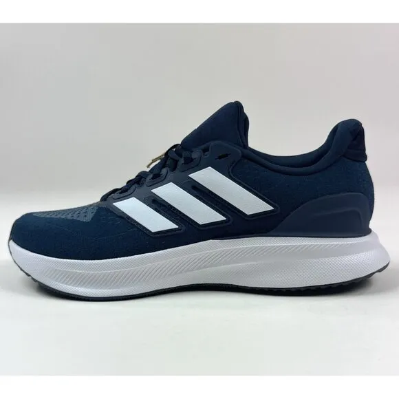 Adidas Ultrarun 5 Men Size 8.5 Blue White Running Shoes Athletic Sneakers IE8792