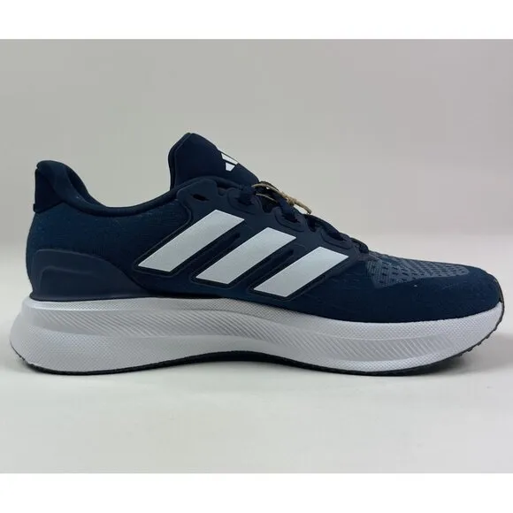 Adidas Ultrarun 5 Men Size 8.5 Blue White Running Shoes Athletic Sneakers IE8792