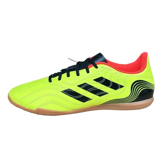 Adidas Unisex Copa Sense.4 Solar Yellow Black Red Indoor Soccer Shoes Men's 12.5