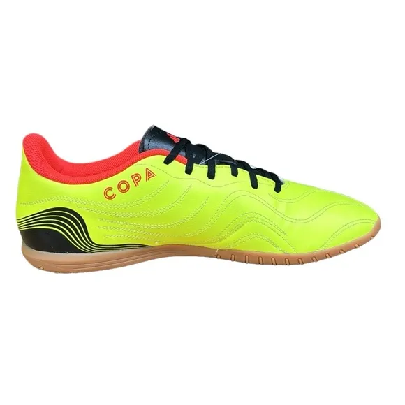 Adidas Unisex Copa Sense.4 Solar Yellow Black Red Indoor Soccer Shoes Men's 12.5