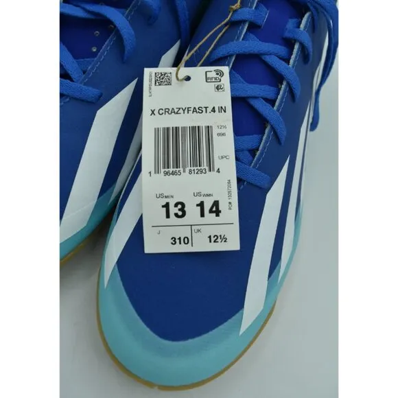 Adidas Unisex X Crazy Fast Indoor Soccer Shoes