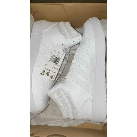 adidas women Hoops 3.0 Mid Classic Shoes NIB
