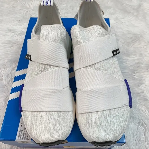 adidas women Originals NMD_R1 Strap cloud White Lucid Blue Core Black shoes