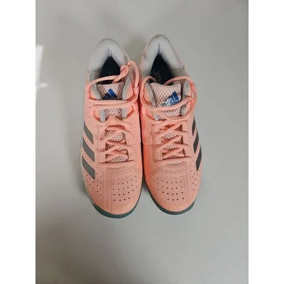 Adidas Women's Wucht P5 Pink White Badminton Shoes Indoor Sports Training Size 7
