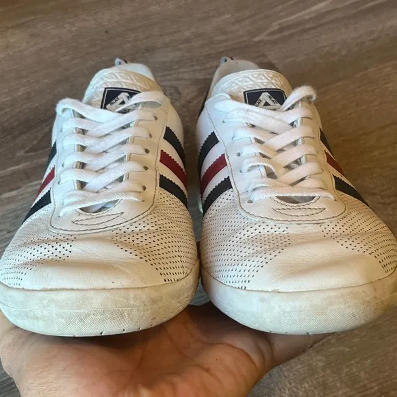 Adidas x Palace Indoor White Leather Skateboard Shoes Mens 10.5 UK 10 EU 44 2/3