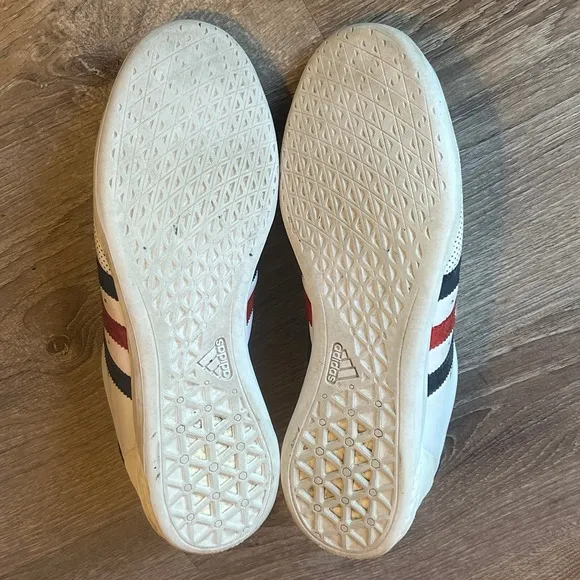 Adidas x Palace Indoor White Leather Skateboard Shoes Mens 10.5 UK 10 EU 44 2/3