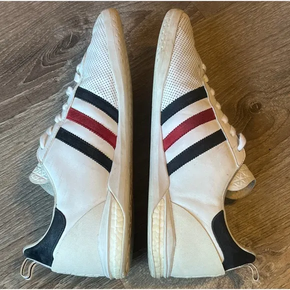 Adidas x Palace Indoor White Leather Skateboard Shoes Mens 10.5 UK 10 EU 44 2/3