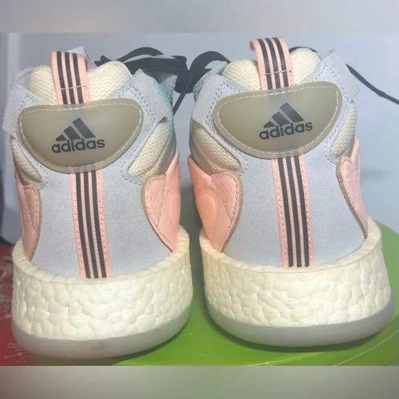 Adidas ZoneBoost AeroBlue Clear Orange Basketball Sneakers in Blue size 10