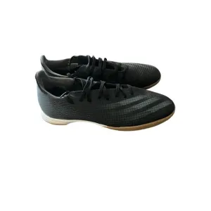 Adidas X Ghosted.3 IN Men's Black Gray Indoor Soccer Football Shoes Size 10