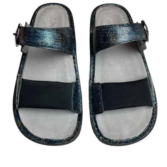 Alegria Keara Blue Glimmer Glam Sandal