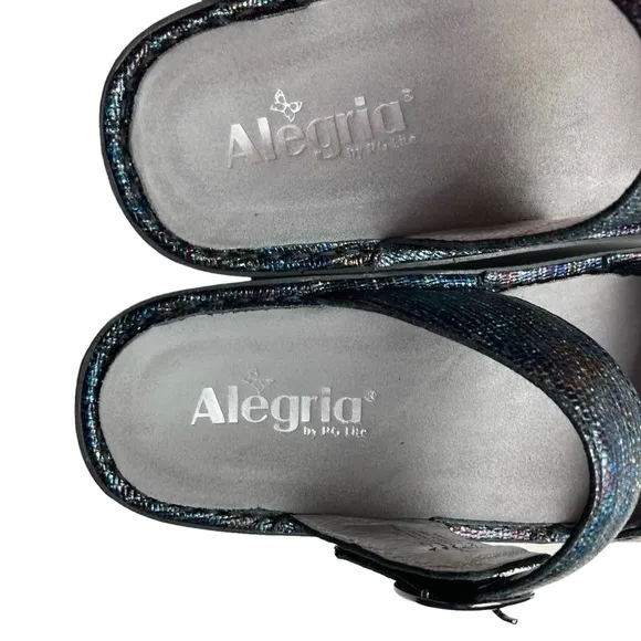 Alegria Keara Blue Glimmer Glam Sandal