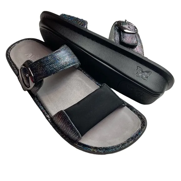Alegria Keara Blue Glimmer Glam Sandal