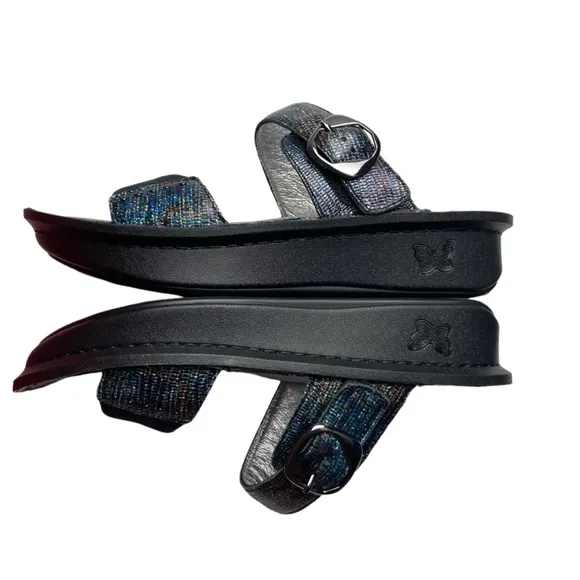 Alegria Keara Blue Glimmer Glam Sandal