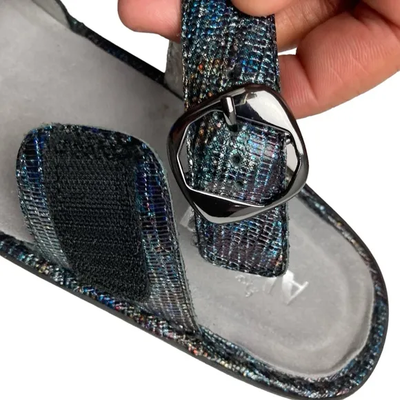 Alegria Keara Blue Glimmer Glam Sandal