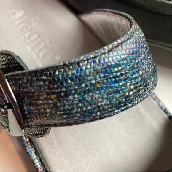 Alegria Keara Blue Glimmer Glam Sandal