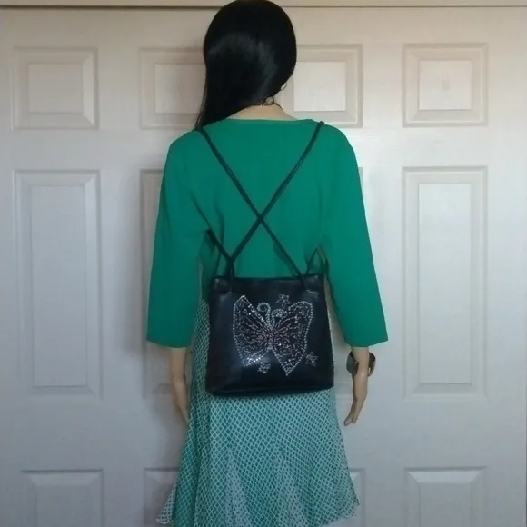 Alfani silk flare skirt and cropped sweater
