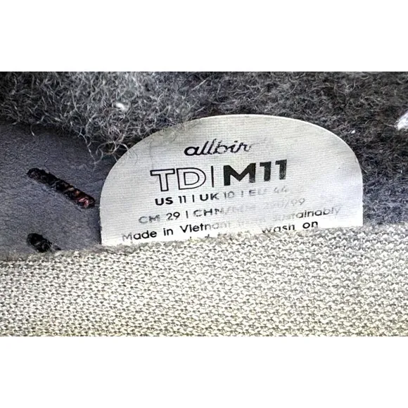 Allbirds TD Tree Dasher 1 Limited Edition $125 Men's Running Shoes Size 11 Gray
