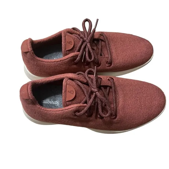 ALLBIRDS Wool Runners in Brick Red Size 11 — Worn 2X — Men’s