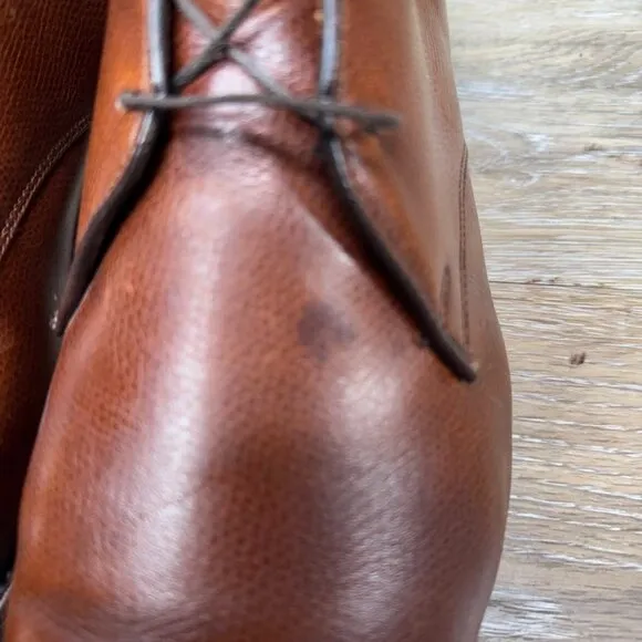 Allen Edmonds Lambert Brown Grained Leather Oxford Shoes Men's Size 11