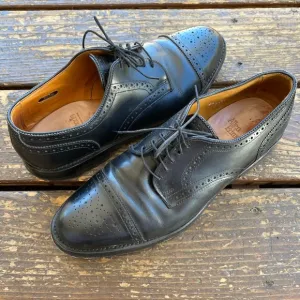 Allen Edmonds Lexington Oxford derby black leather shoes